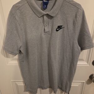 Nike Men's Gray Polo Shirt